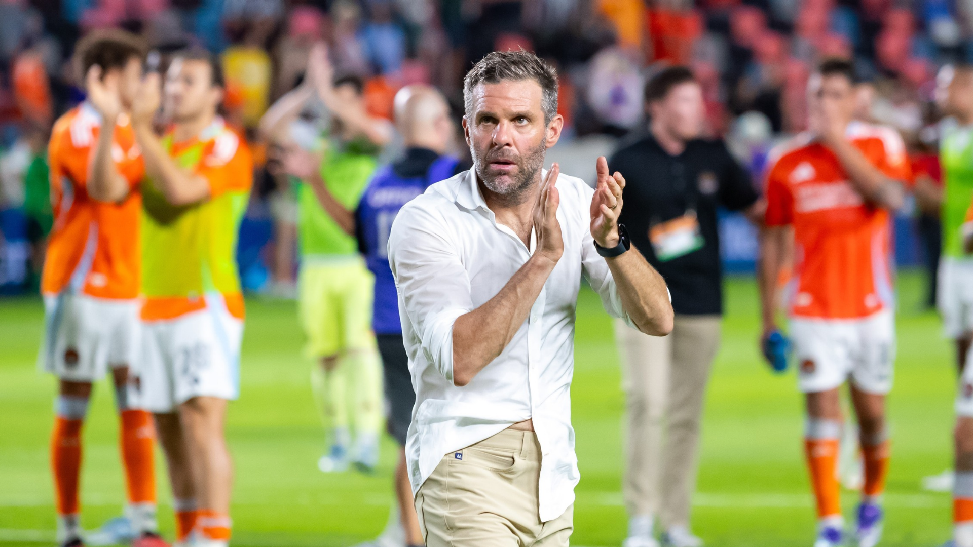 Olsen energised to build after signing Houston contract extension