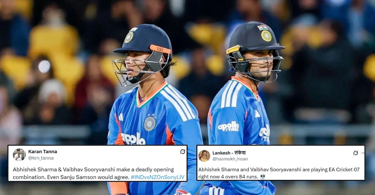 Fans go wild as Abhishek Sharma & Vaibhav Suryavanshi demolish New Zealand’s bowling attack in 3rd T20I
