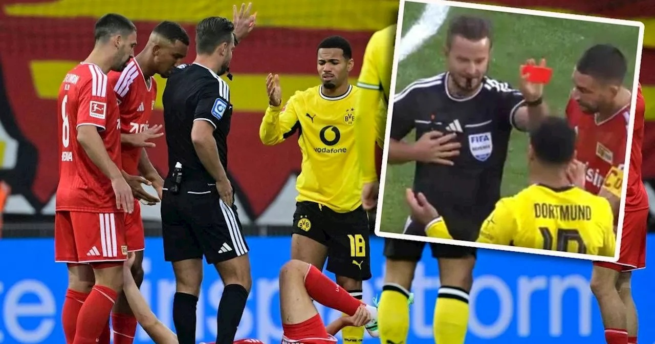 Schiri zeigt BVB-Star aus Versehen die Rote Karte