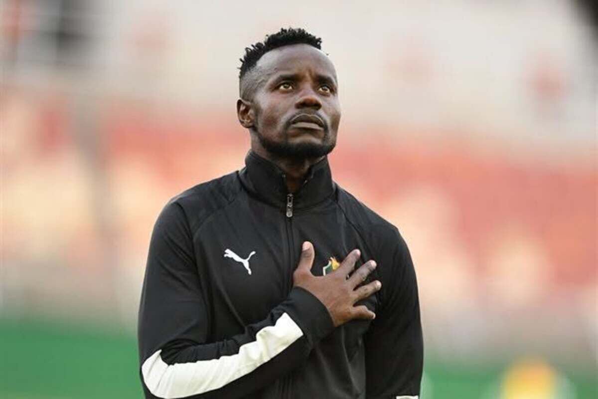 Zimbabwean goalkeeper Washington Arubi