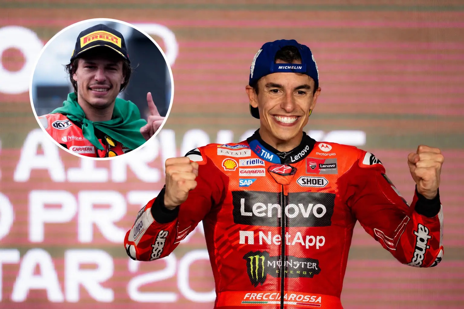 Marquez can't wait to see Bulega in MotoGP (Credit: Apex Agency)