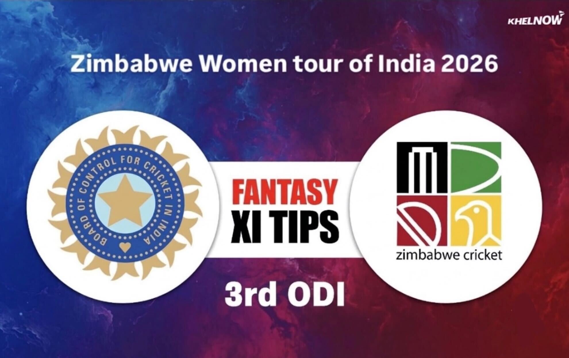 IND-W vs ZIM-W Dream11 Prediction, Dream11 Playing XI, Today 3rd ODI, Zimbabwe Women tour of India 2026
