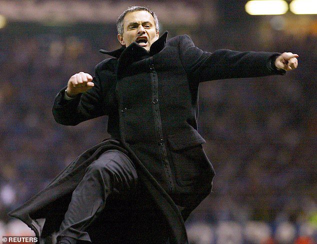 Jose Mourinho announced himself in English football with his sprint down the Old Trafford touchline as his upstart Porto side went on to win the Champions League
