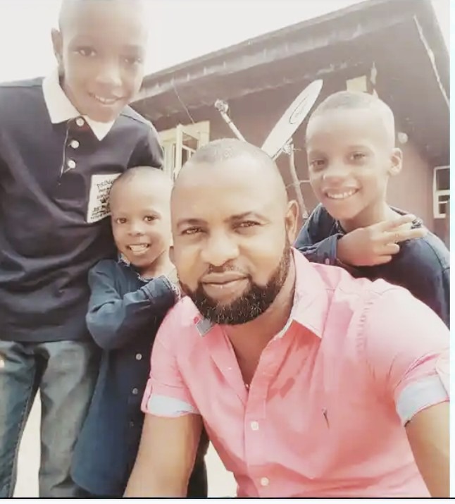 Do you remember the Nollywood actor Akin Olaiya? Check out pictures of his wife & children [Photos]