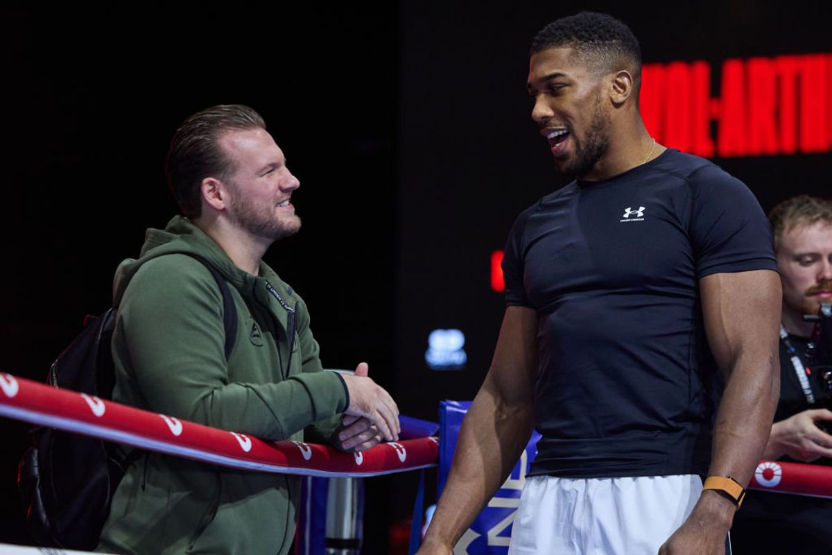 Anthony Joshua with Ben Davison