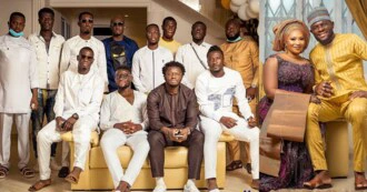 How Asamoah Gyan, Muntari, Agyemang Badu, Afriyie Acquah Attended Fatawu Dauda's Wedding (Photo)