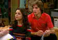Ashton Kutcher and Mila Kunis in That 70s Show