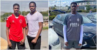 Ali Nuhu and his son