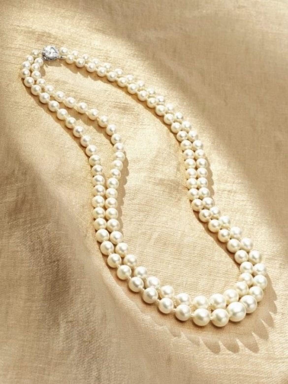 Double Strand Pearls Necklace - #5 the most expensive pearl in the world