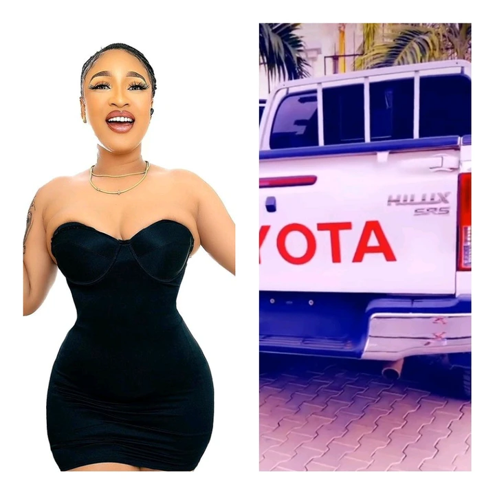 nollywood - I Will Drive It Round My Estate -Tonto Says As She Shows Off The Car She Collected From Her Ex-Lover  7130f7fd50b3481f9ff497d516026c66?quality=uhq&format=webp&resize=720