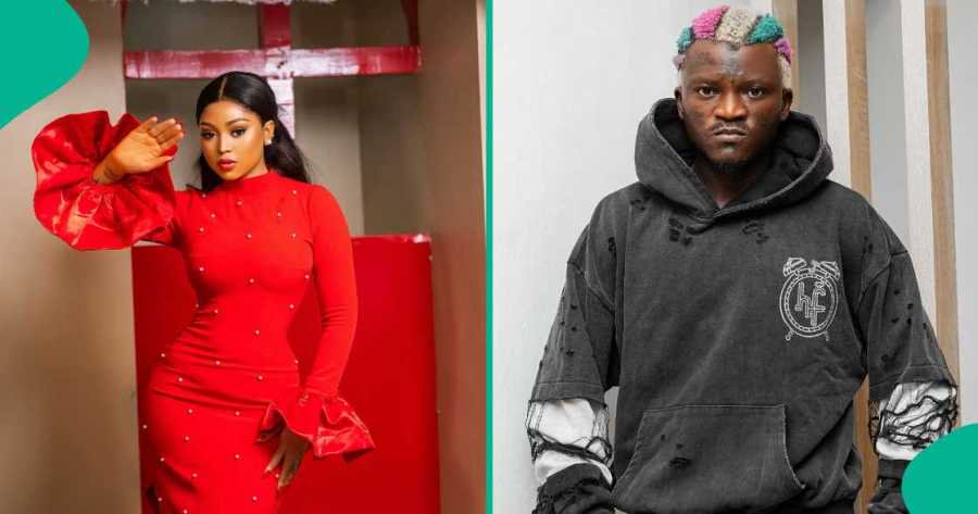 Portable reacts to Regina Daniels' post about 
shege'.