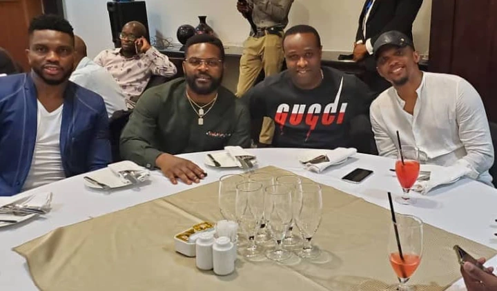 See Funny photos of Femi Adebayo with Toyin Abraham, Mide Martins, Funke Akindele and other actors