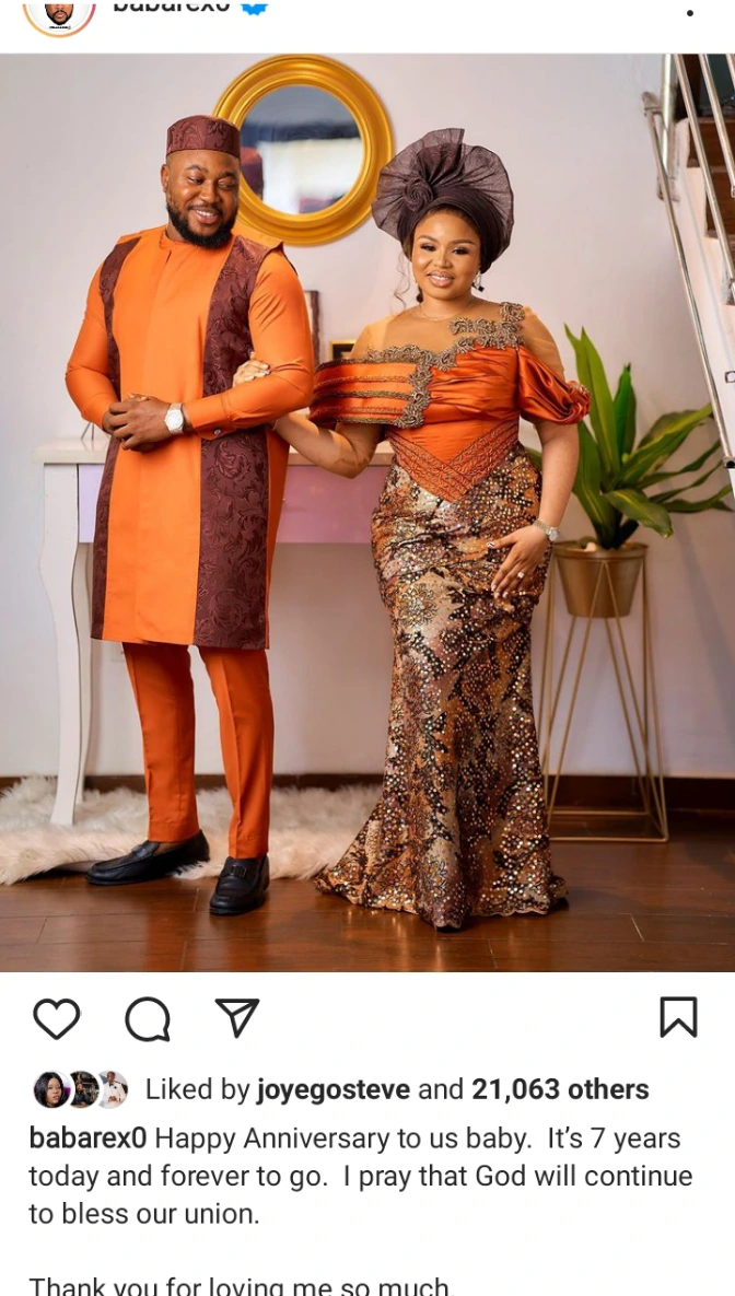 Famous Nollywood Actors Who Recently Celebrated Their Wedding Anniversary.