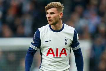 Timo Werner in action for Tottenham Hotspur