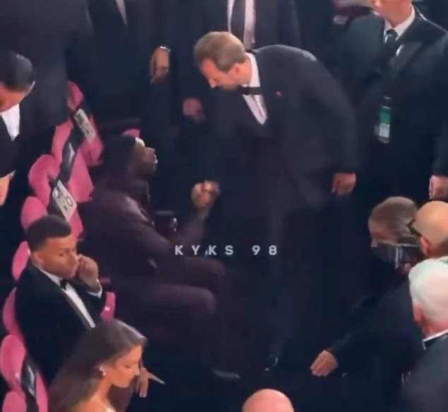 Early in the evening Ousmane Dembele and Mbappe were accused of not showing Kane significant respect