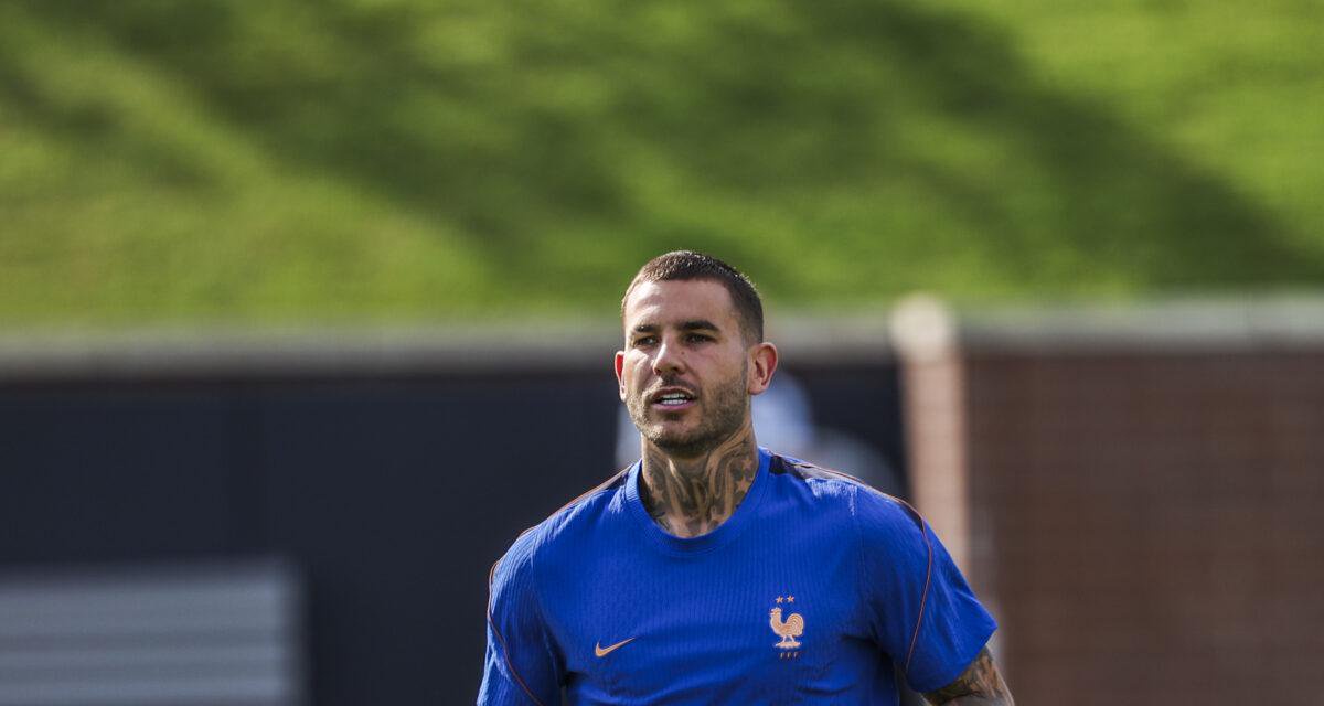 Lucas Hernandez avec les Bleus