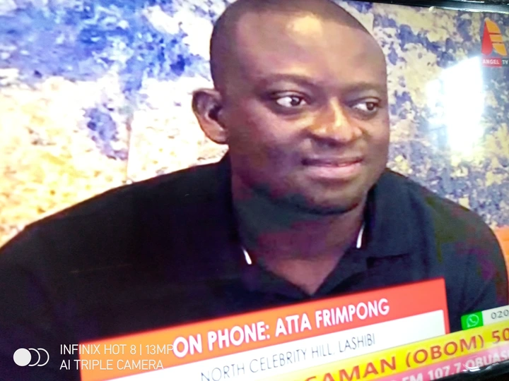 Meet the man who has used his money to construct a 2km asphalt road at Lashibi. 55