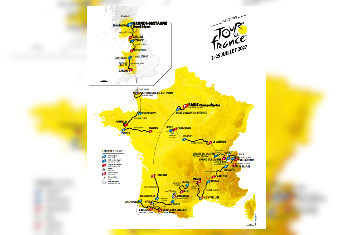Le parcours du Tour de France 2027