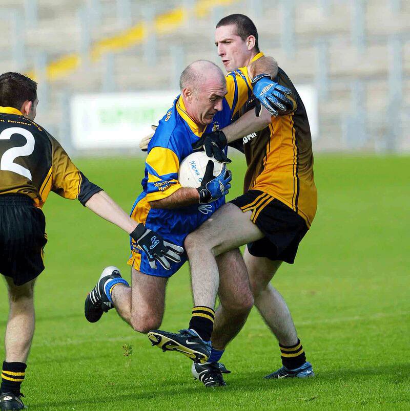 Hugh Martin McGurk playing in the 2004 Antrim JFC Final for St Brigid's, Belfast, at Casement Park.
