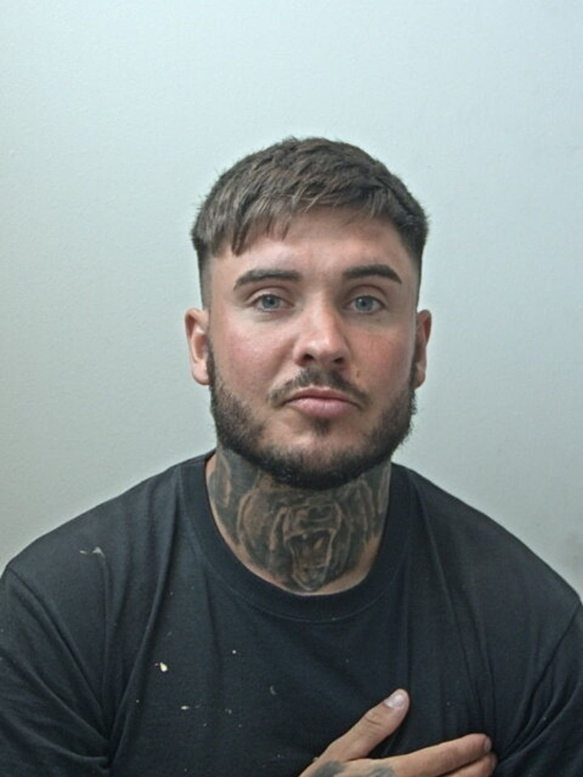 Ryan Wellings. Photo released January 13 2025.  Distressing footage shows the moment Kiena Dawes was left crying after being forced to ring the police about her abusive partner while she was pregnant. The heartbreaking video is of Kiena, 23, speaking to a police officer telling her that her partner Ryan Wellings, 30, has previously assaulted her.In the footage Kiena, who was 31 weeks pregnant at the time, can also be heard saying that Wellings told her that if she reported him to the police, then her baby would be taken away from her. The hairdresser can also be heard on another video saying she felt "trapped and confused because he's really nice" after being being attacked by Wellings.
