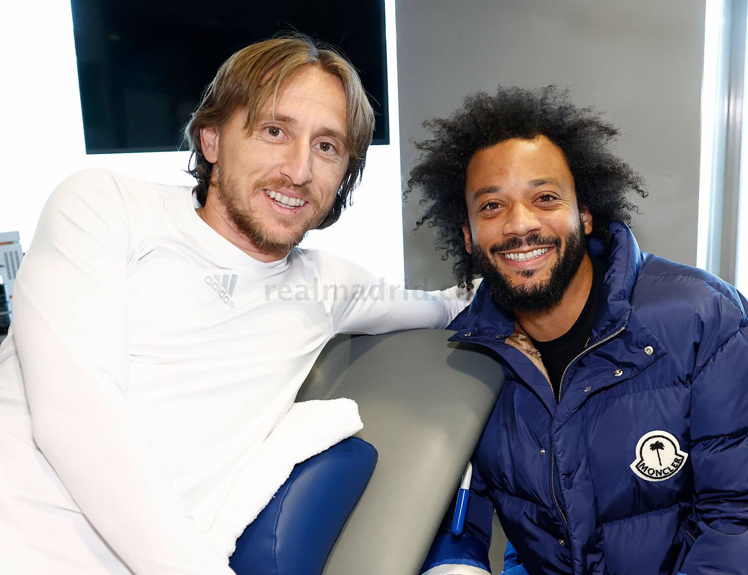 Marcelo visita al equipo en la Ciudad Real Madrid - 20-01-2023