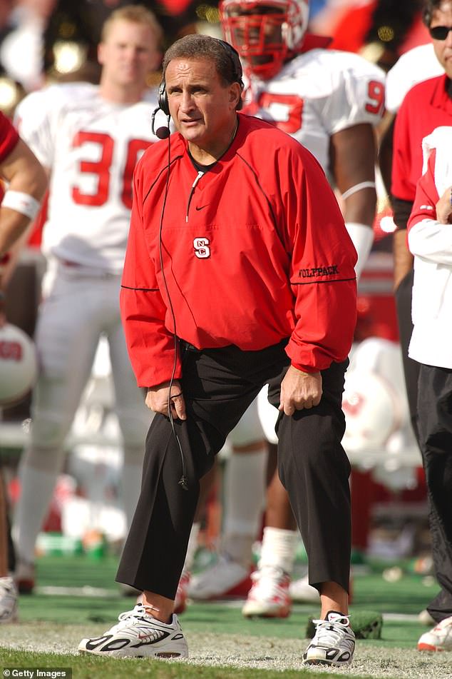 Amato, who played for NC State, coached the team for six seasons and won four bowl games
