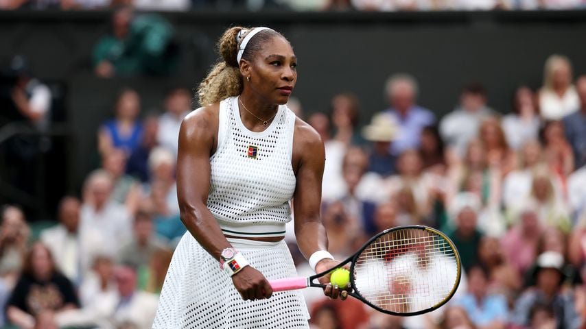 Serena Williams in der ersten Runde von Wimbledon, Juni 2026