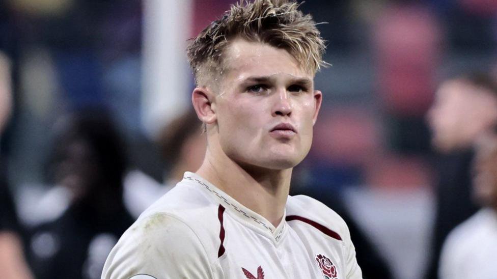 Guy Pepper in an England shirt