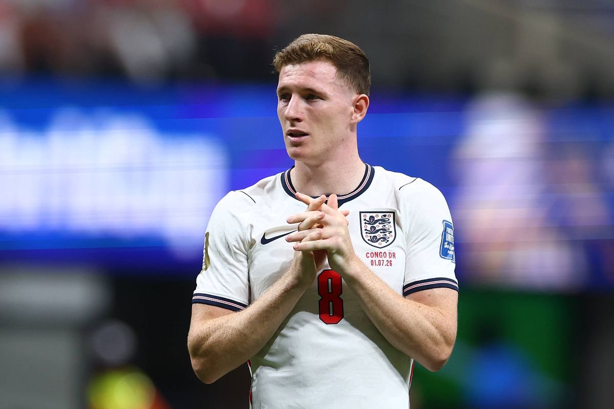 Elliot Anderson during the FIFA World Cup 2026 Round of 32 match between England and Congo DR. 