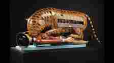 Tipu Sultan’s Man-Tiger organ (By Victoria and Albert Museum/Wikimedia Commons)