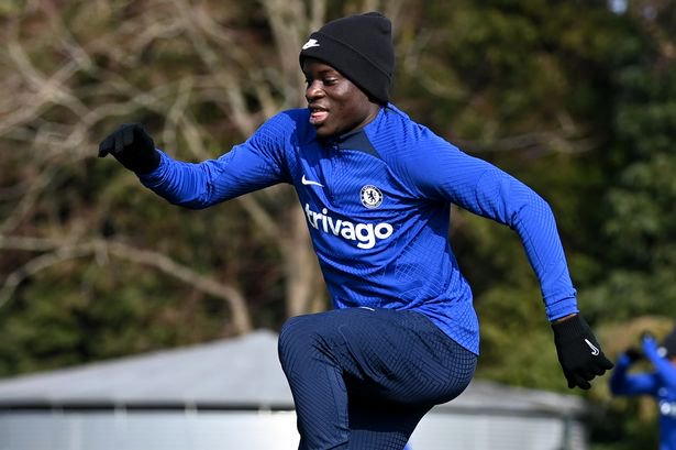 N'Golo Kante returned to full Chelsea training at the start of March