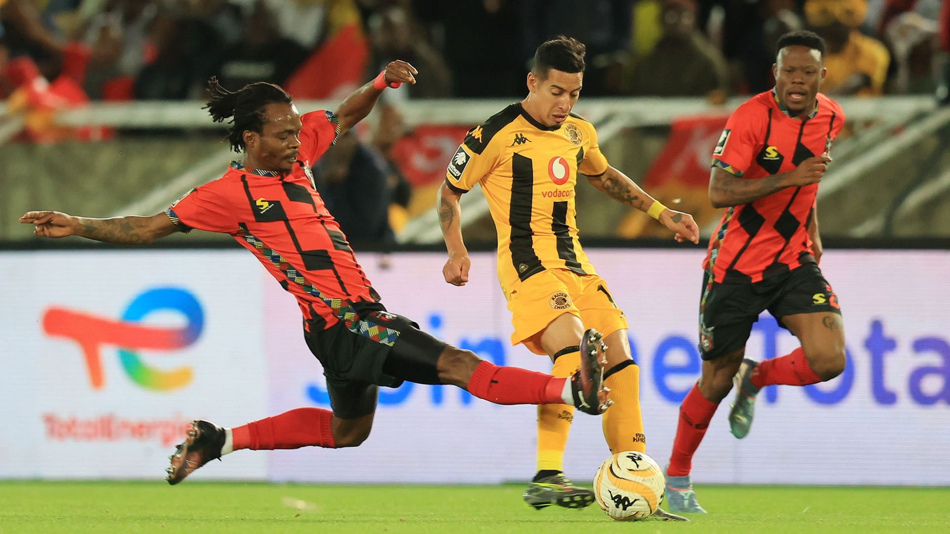  Gaston Sirino, Mpho Mvelase & Thamsanqa Masiya, Kaizer Chiefs vs TS Galaxy, April 2025