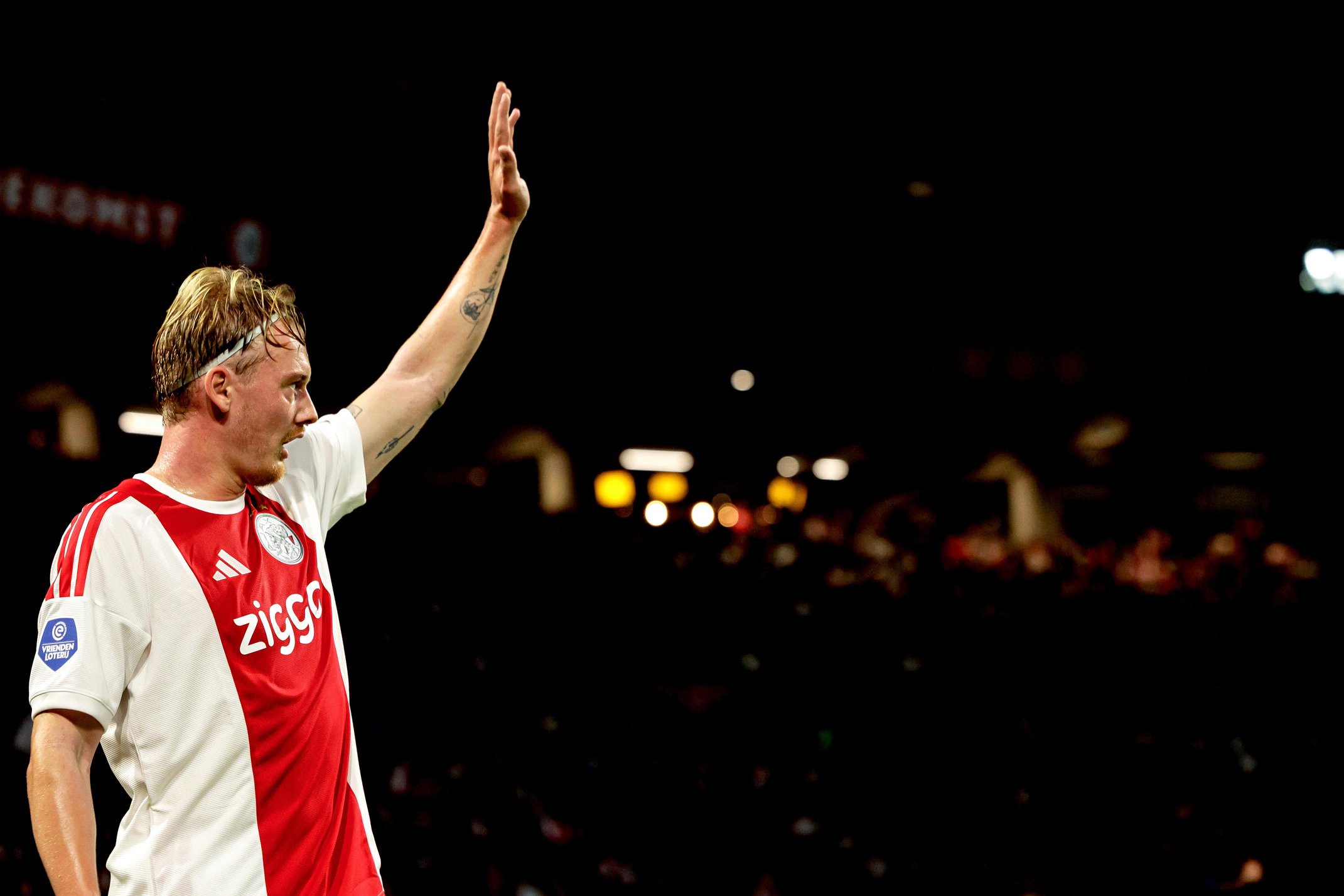 AMSTERDAM, NETHERLANDS - SEPTEMBER 19: Julian Brandt of Ajax during the Dutch Eredivisie match between Ajax v Excelsior at the Johan Cruijff Arena on September 19, 2026 in Amsterdam Netherlands (Photo by Jeroen van den Berg/Soccrates/Getty Images)