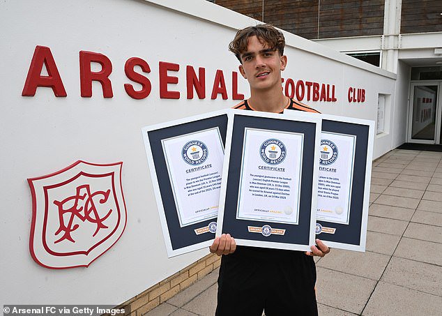 Dowman is already a figure of mass interest, and holds three world records as the youngest player to score for Arsenal and in the Premier League, and win the competition