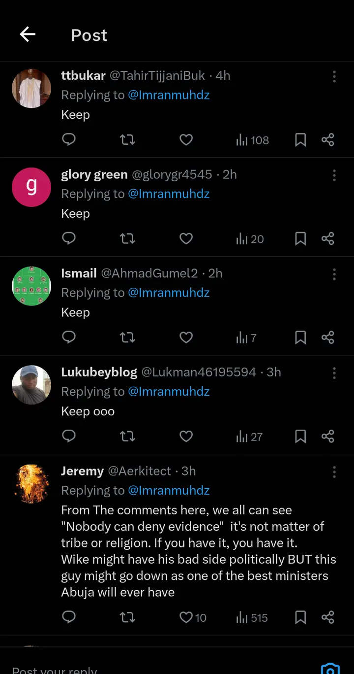 Tinubu: Reactions After Nigerians Were Asked Nyesom Wike Should Kept Sacked Minister