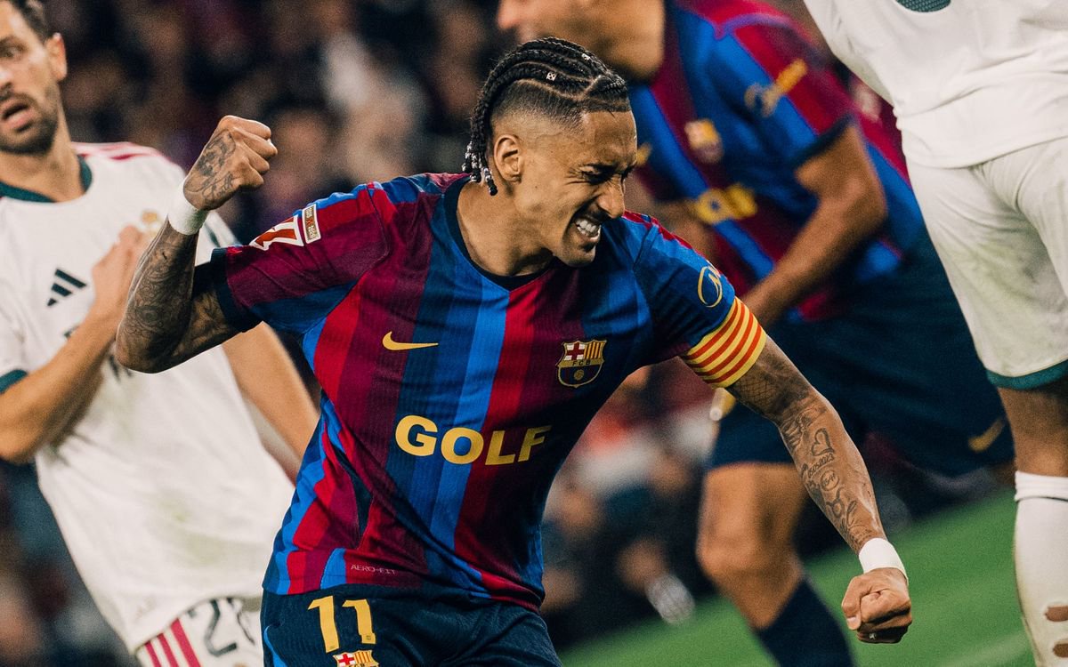 Raphinha scores again