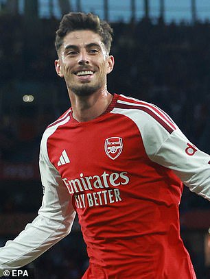 Kai Havertz has scored three goals so far for Arsenal this season