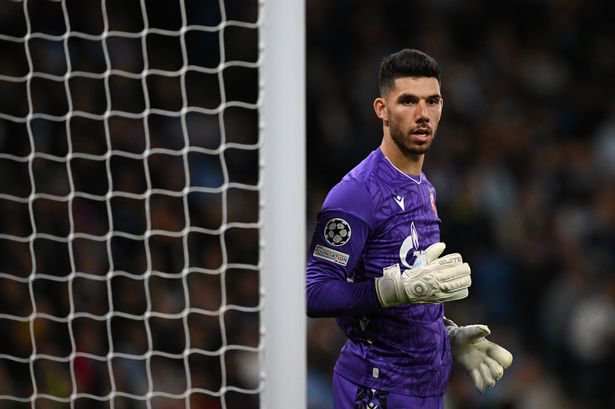 Red Star keeper Omri Glazer had an excellent game against Manchester City aside from his embarrassing gaffe on the hour mark