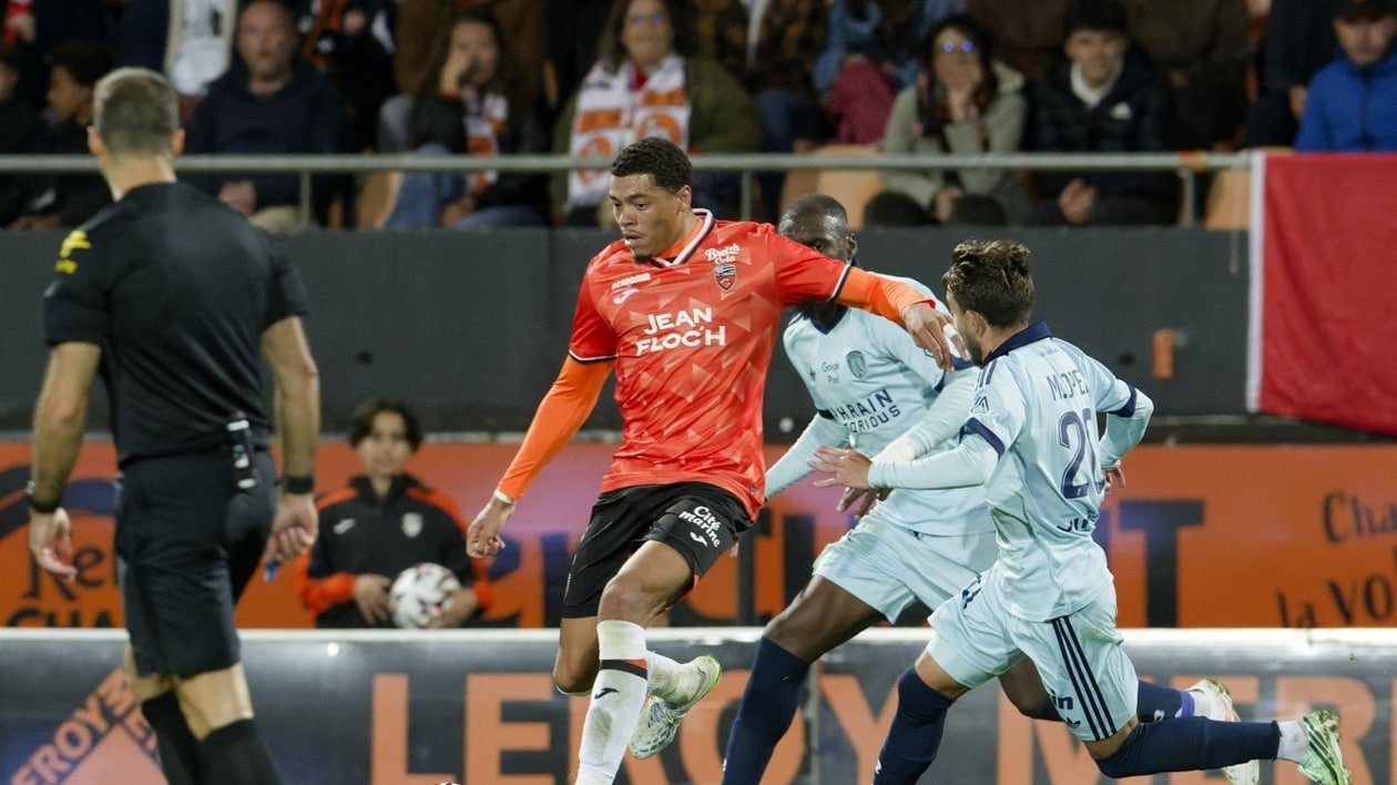 Noah Cadiou ici lors de la dernière journée contre le Paris FC (1-0).