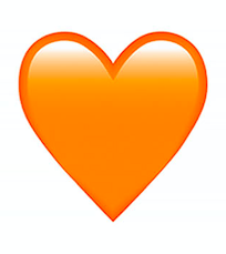  The orange emoji can be used by friends to send encouragement