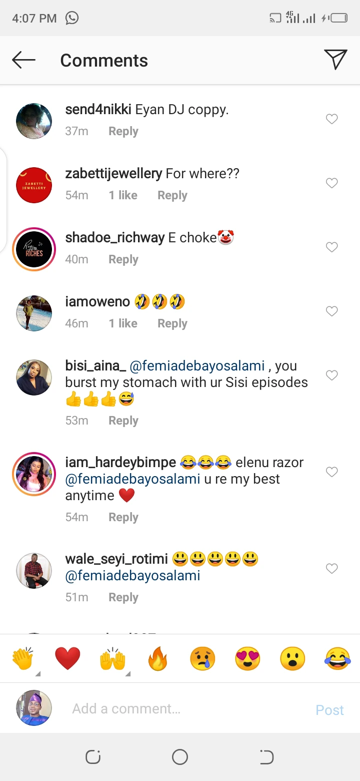 Nigerians React to Femi Adebayo Series Titled Sisi, Have you watched it? What is your own Take?