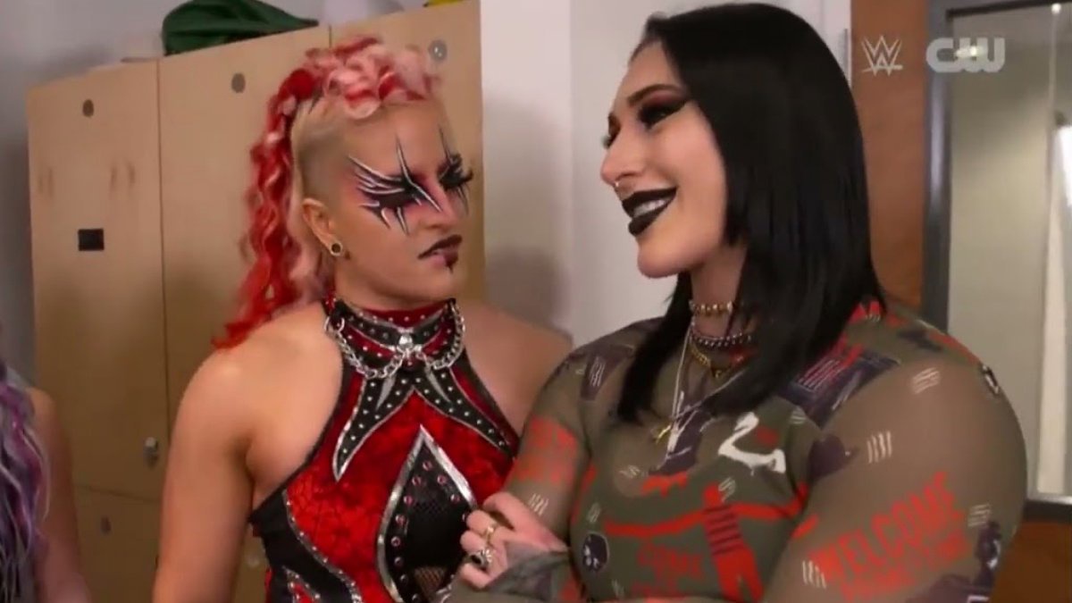 WWE stars Rhea Ripley and Zaria