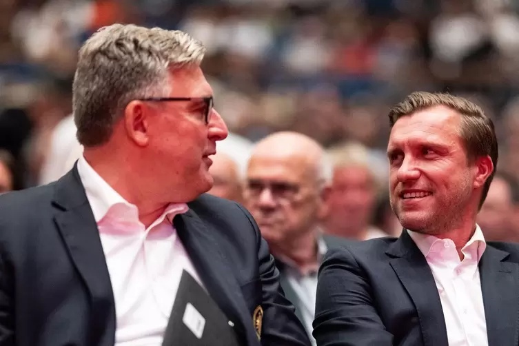 Axel Hellmann und Markus Krösche
