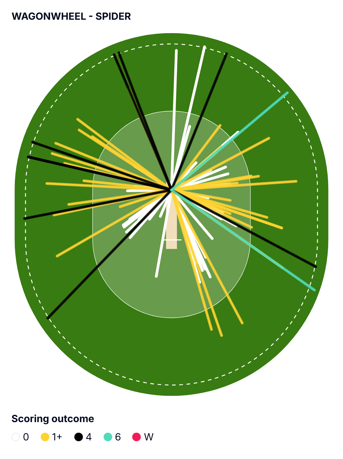 Josh Inglis wagon wheel