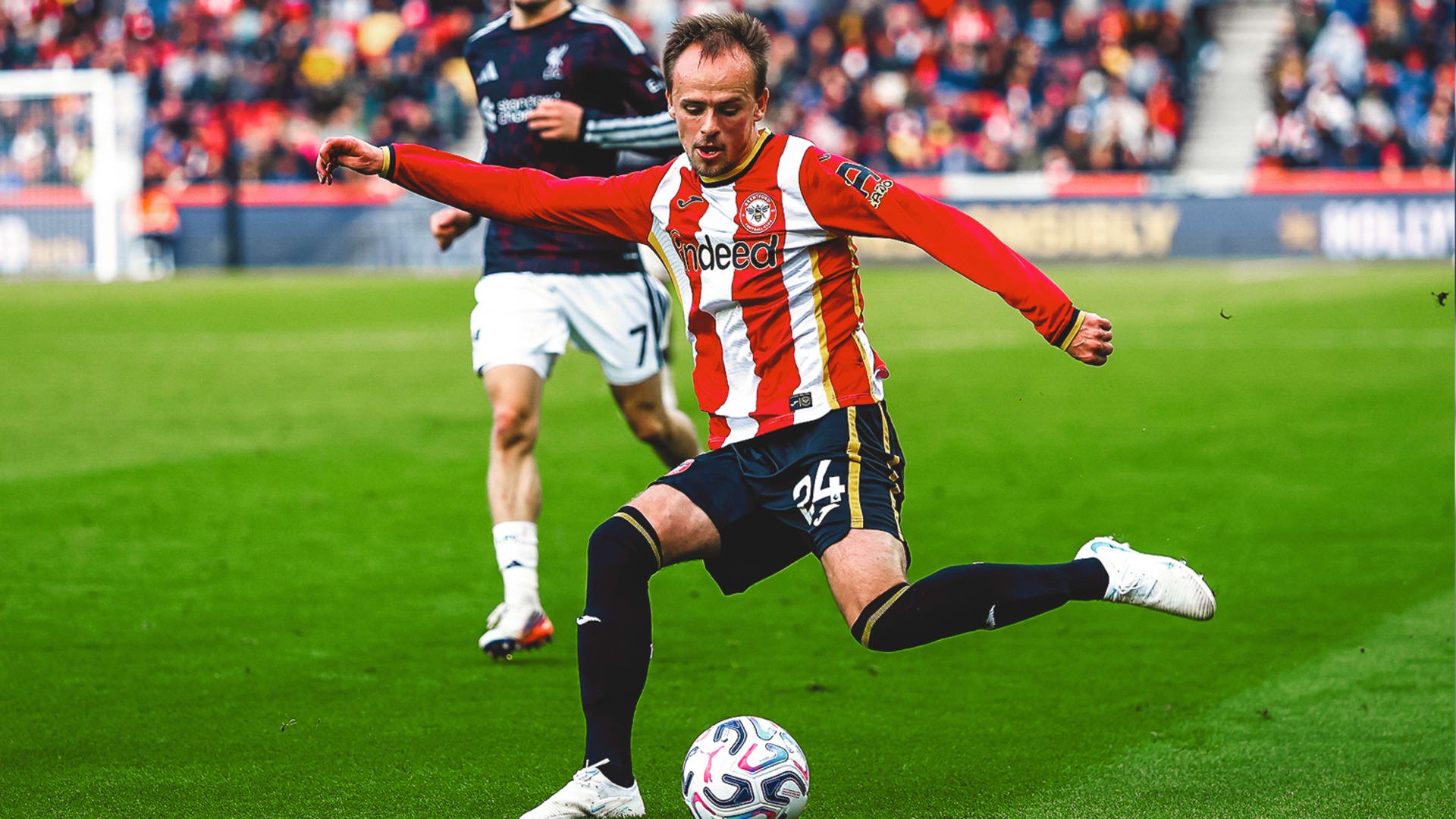 Mikkel Damsgaard v Liverpool