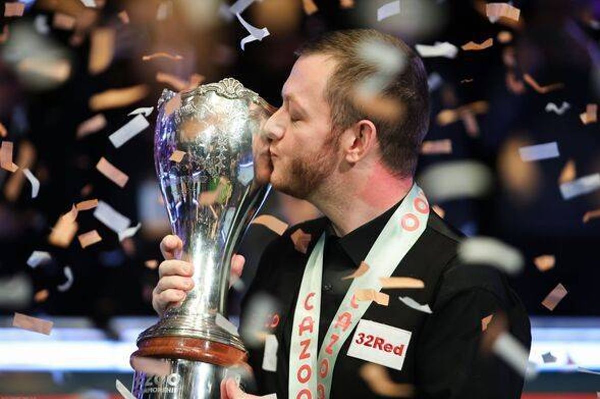 Mark Allen after winning the 2022 UK Championship