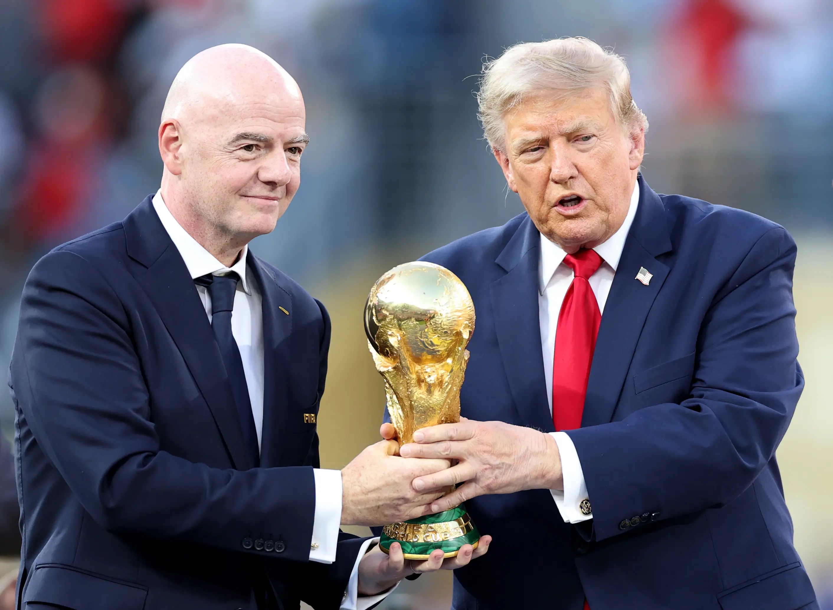 Infantino awarded the Peace Prize to Trump last year (Dan Mullan/Getty Images)