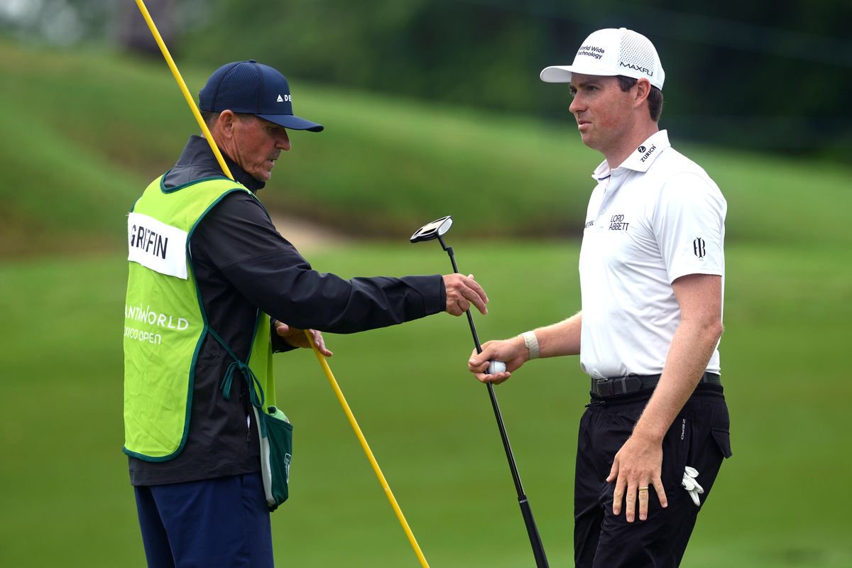 Ben Griffin paired with caddie Jon Yarbrough in Mexico