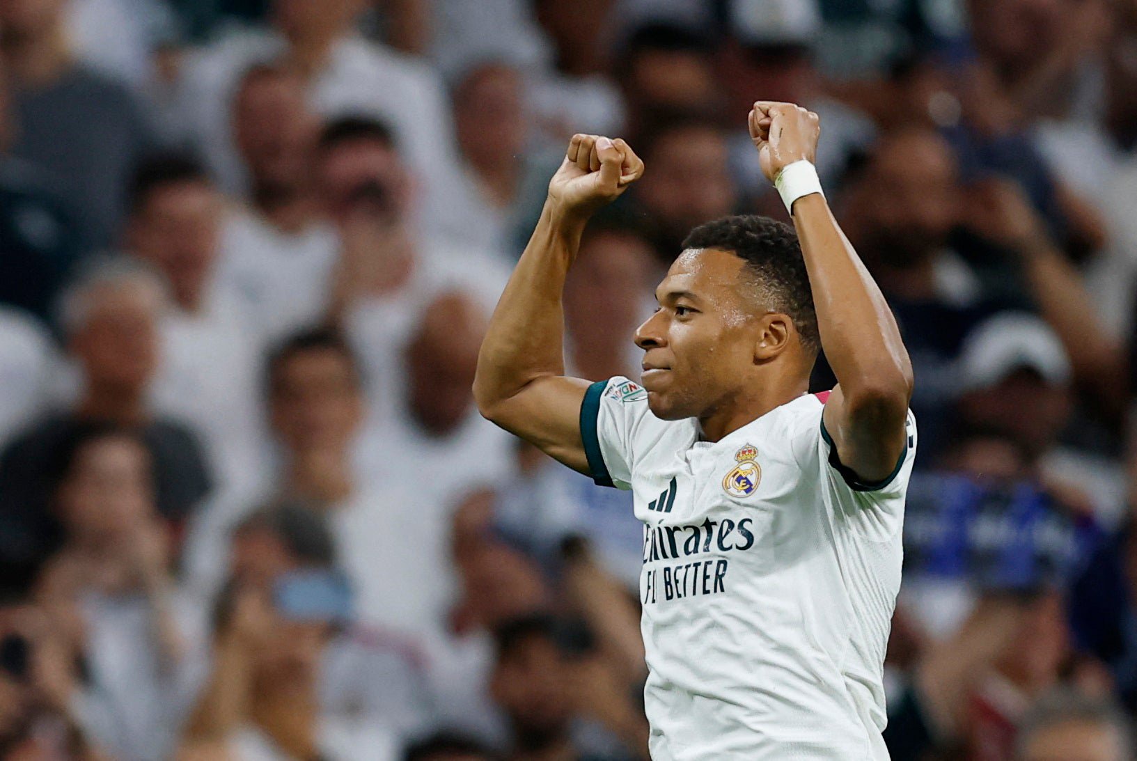 Kylian Mbappe has scored eight goals in his first eight games this season