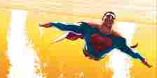 Featured Image: Superman flies past the sun in All-Star Superman